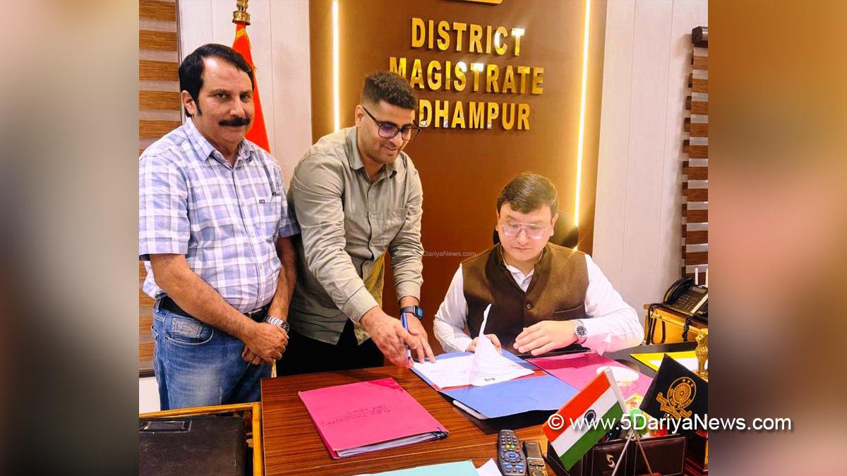 Minga Sherpa, Udhampur, DC Udhampur, Deputy Commissioner Udhampur