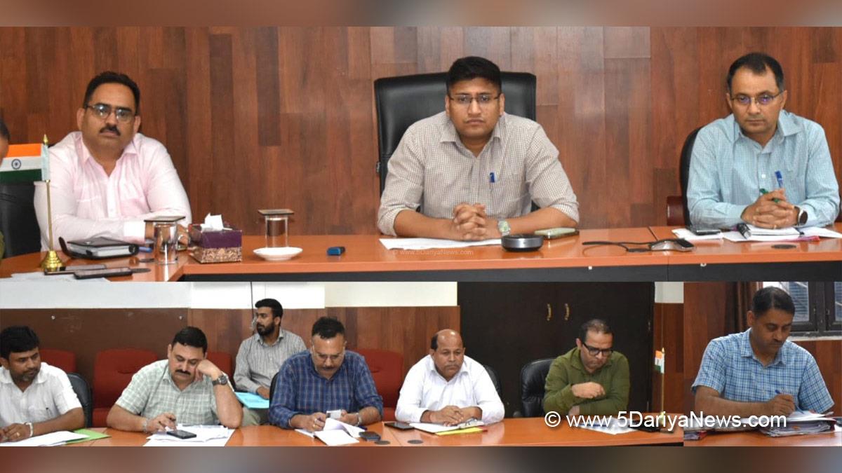 Kumar Abhishek, Reasi, Deputy Commissioner Reasi