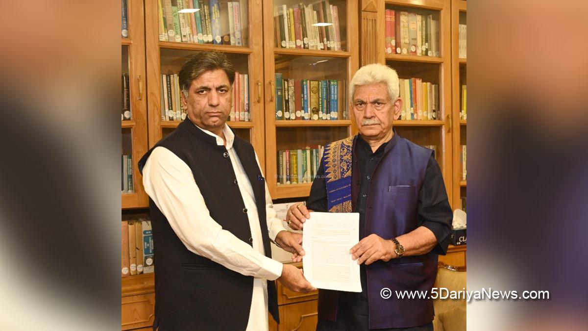 Manoj Sinha, Lieutenant Governor JK, Murtaza Ahmed Khan, Srinagar