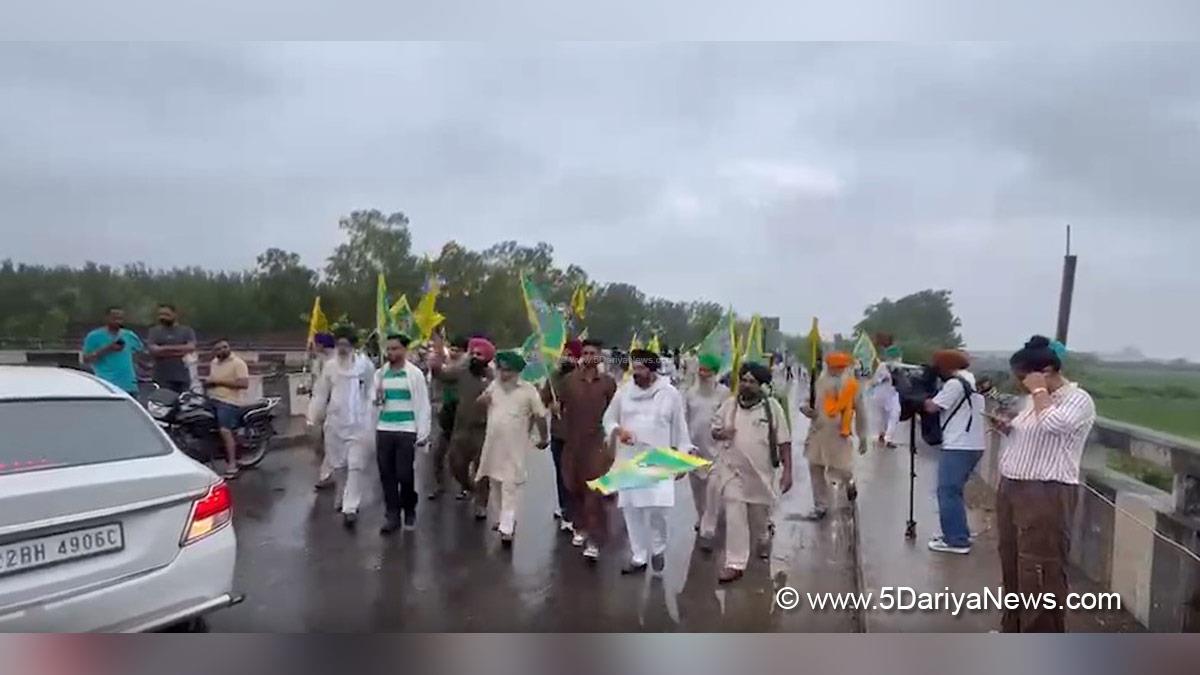Protest, Farmers, Punjab Farmers, Kisan Mahapanchayat, Kisan Andolan, Haryana Police, Shambhu Border, Gurnam Singh Charuni