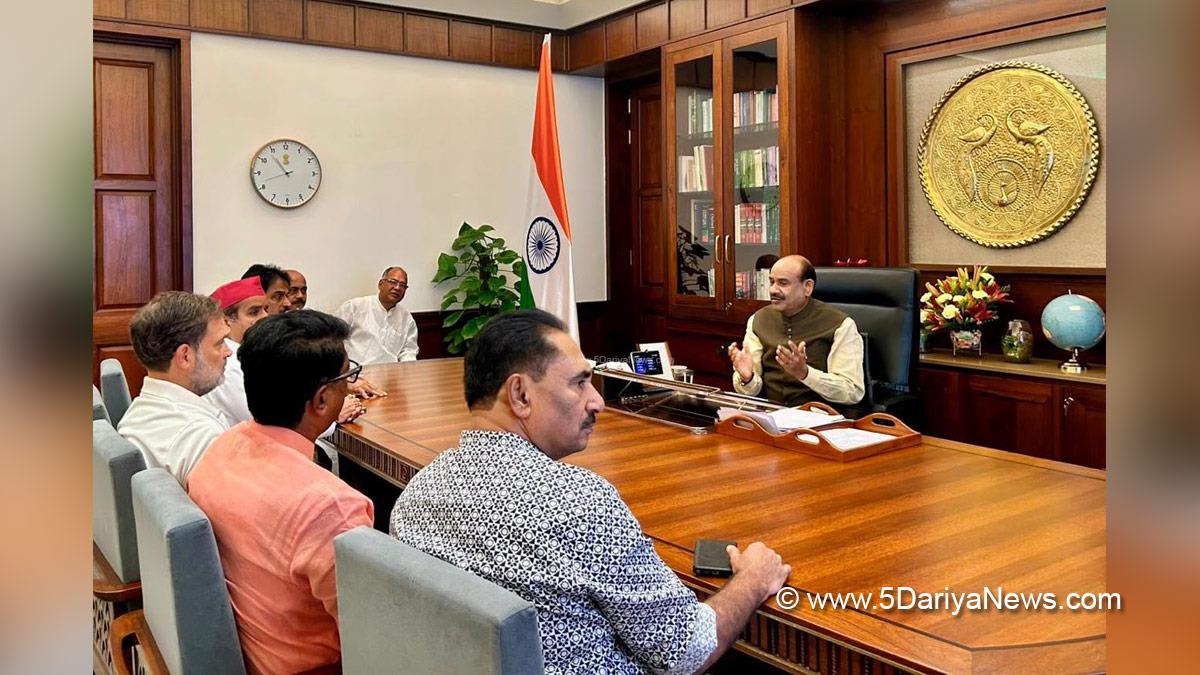 Rahul Gandhi, Indian National Congress, Congress, Om Birla