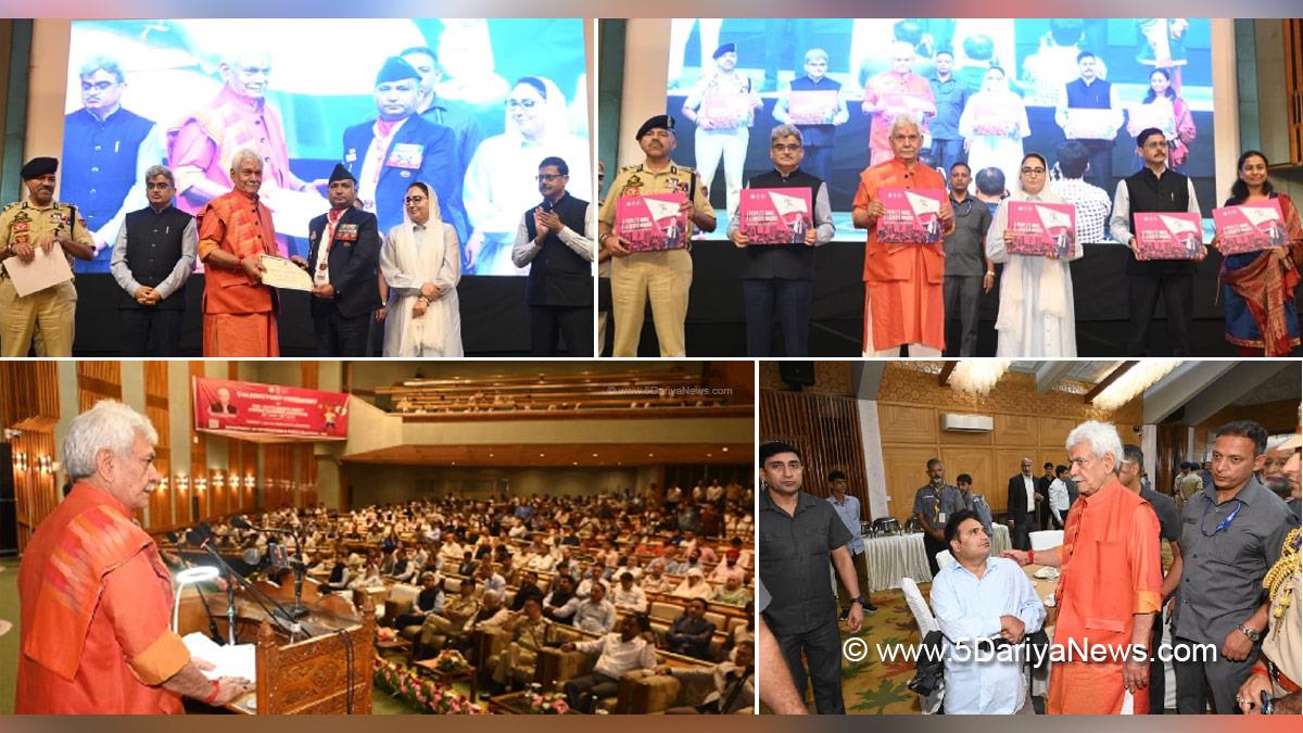 Manoj Sinha, Lieutenant Governor JK, Drug Free JK Campaign, Srinagar