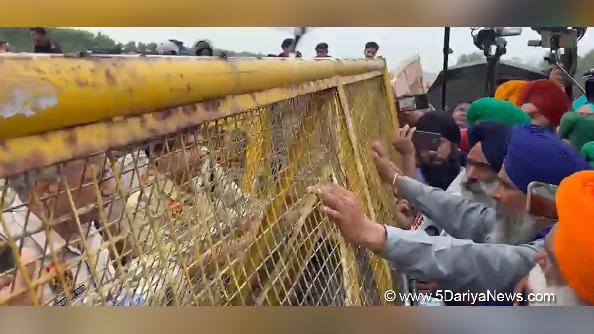 Protest, Farmers, Punjab Farmers, Kisan Mahapanchayat, Kisan Andolan, Haryana Police, Shambhu Border, Gurnam Singh Charuni