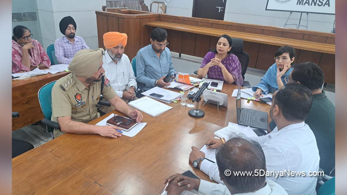 Navjot Kaur, DC Mansa, Deputy Commissioner Mansa, Mansa, Punjab, Punjab News, Latest Punjab News