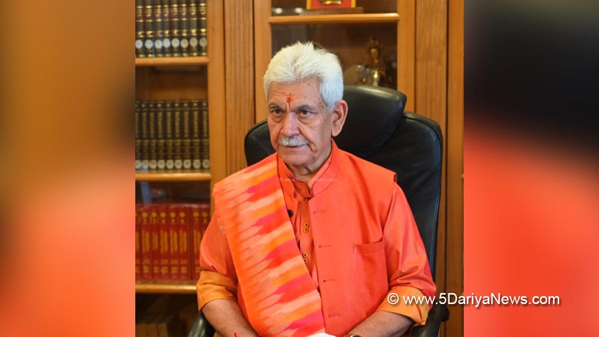 Manoj Sinha, Lieutenant Governor JK, Raj Bhavan, Jammu, Srinagar, Kashmir, Jammu And Kashmir