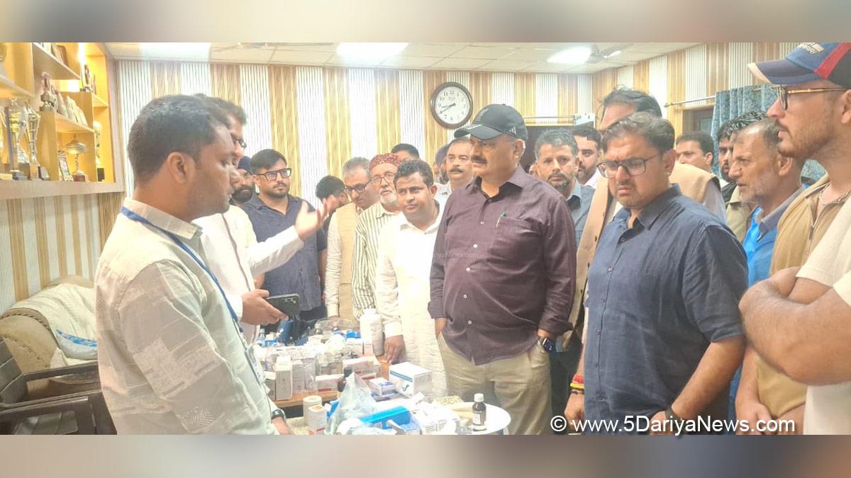 Javed Ahmed Rana, Javed Rana, Satish Sharma, Jammu and Kashmir National Conference, National Conference, Rajouri, Abhishek Sharma, Rajouri, DC Rajouri, Deputy Commissioner Rajouri