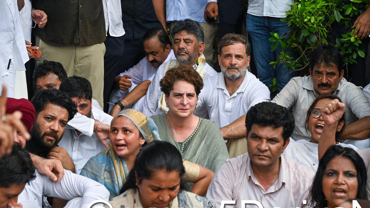 Protest, Rahul Gandhi, Priyanka Gandhi, Indian National Congress, Congress, All India Congress Committee,Congress Working Committee, CWC