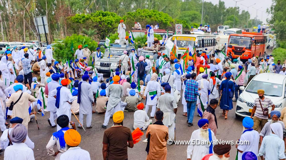 Protest, Farmers, Punjab Farmers, Kisan Mahapanchayat, Kisan Andolan, Haryana Police, Shambhu Border, Gurnam Singh Charuni