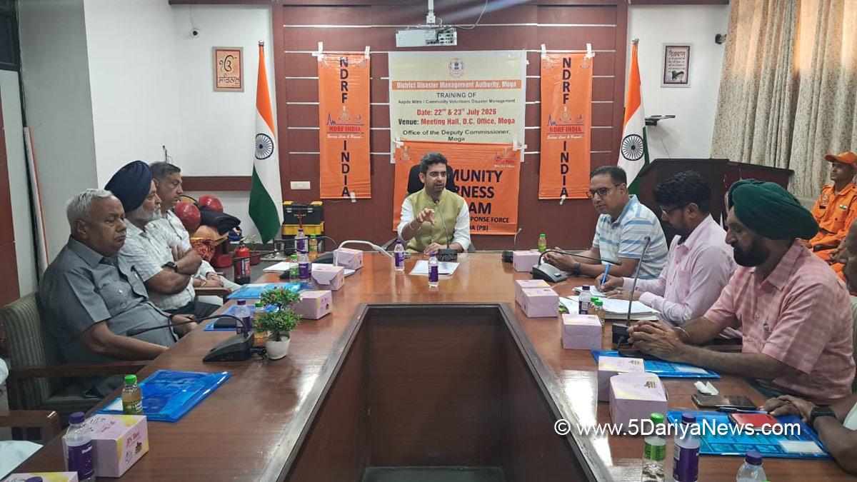 Sagar Setia, DC Moga, Deputy Commissioner Moga, Moga, Punjab, Punjab News, Latest Punjab News