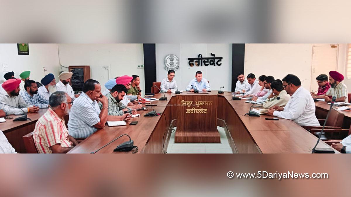 Rahul Chaba, DC Faridkot, Deputy Commissioner Faridkot, Faridkot, Punjab, Punjab News, Latest Punjab News