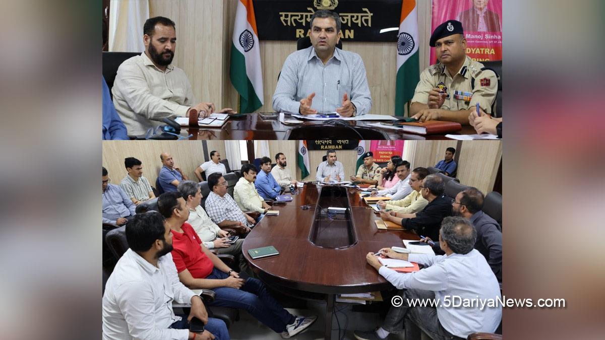Mohammad Alyas Khan, Ramban, Deputy Commissioner Ramban, Kashmir, Jammu And Kashmir, Jammu, District Administration Ramban