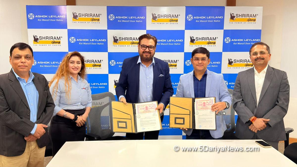 Commercial, Ashok Leyland, Hinduja Group, Viplav Shah, Sameer Malhotra, SAMIL, Shriram Automall India Limited