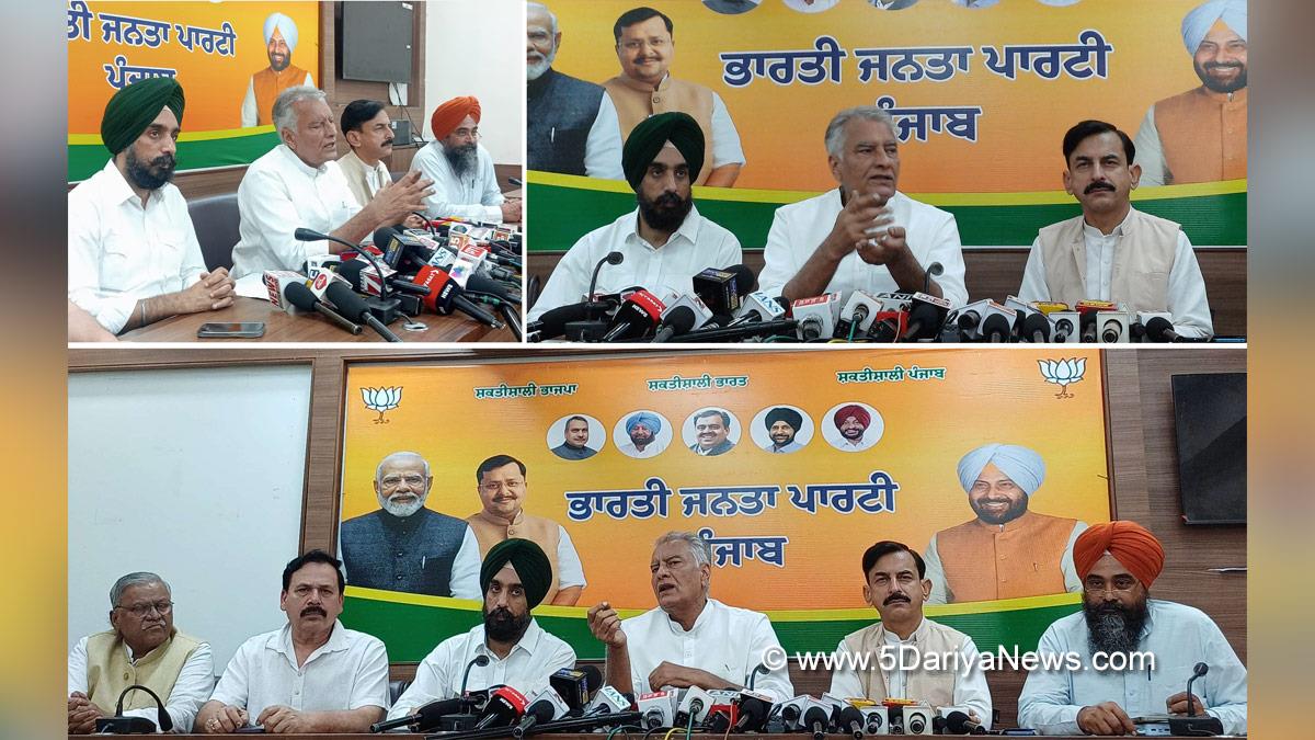 Sunil Jakhar, Bharatiya Janata Party, BJP, BJP Punjab, Vineet Joshi