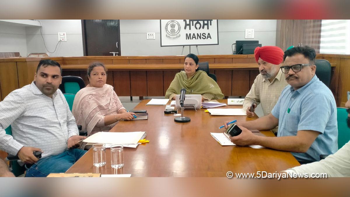 Navjot Kaur, DC Mansa, Deputy Commissioner Mansa, Mansa, Punjab, Punjab News, Latest Punjab News