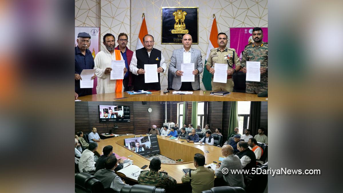 Pankaj Kumar Sharma, Kishtwar, DC Kishtwar, Deputy Commissioner Kishtwar, Shri Machail Mata Ji Yatra 2026