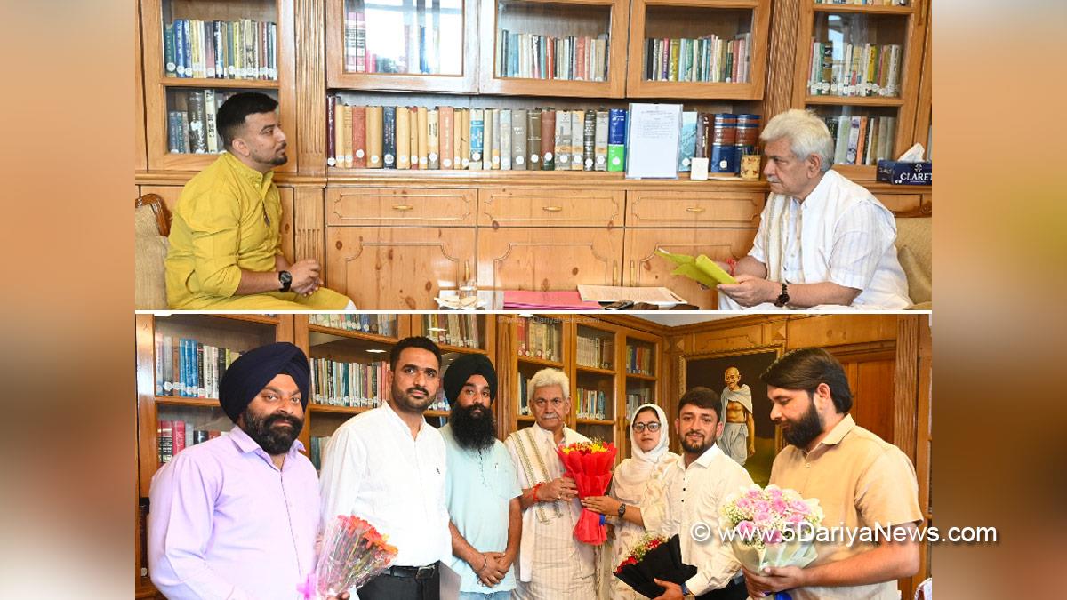 Manoj Sinha, Lieutenant Governor JK, Zubair Ganie, Shafqat Abdullah, BJP JK, Srinagar