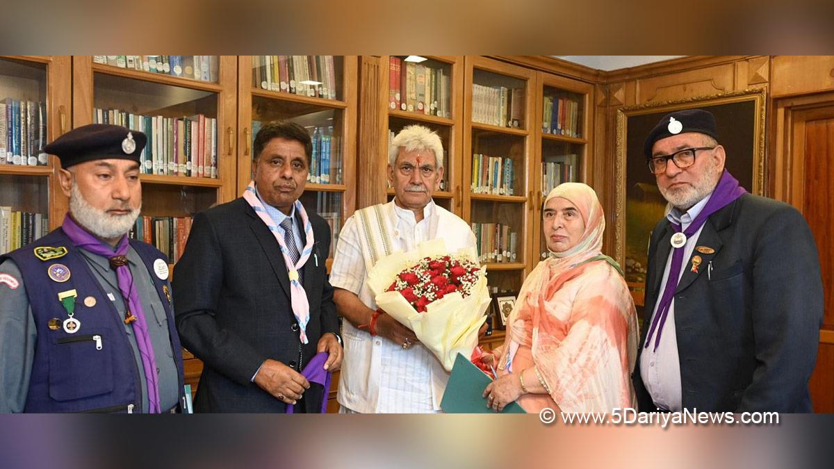 Manoj Sinha, Lieutenant Governor JK, Bharat Scouts and Guides, Srinagar