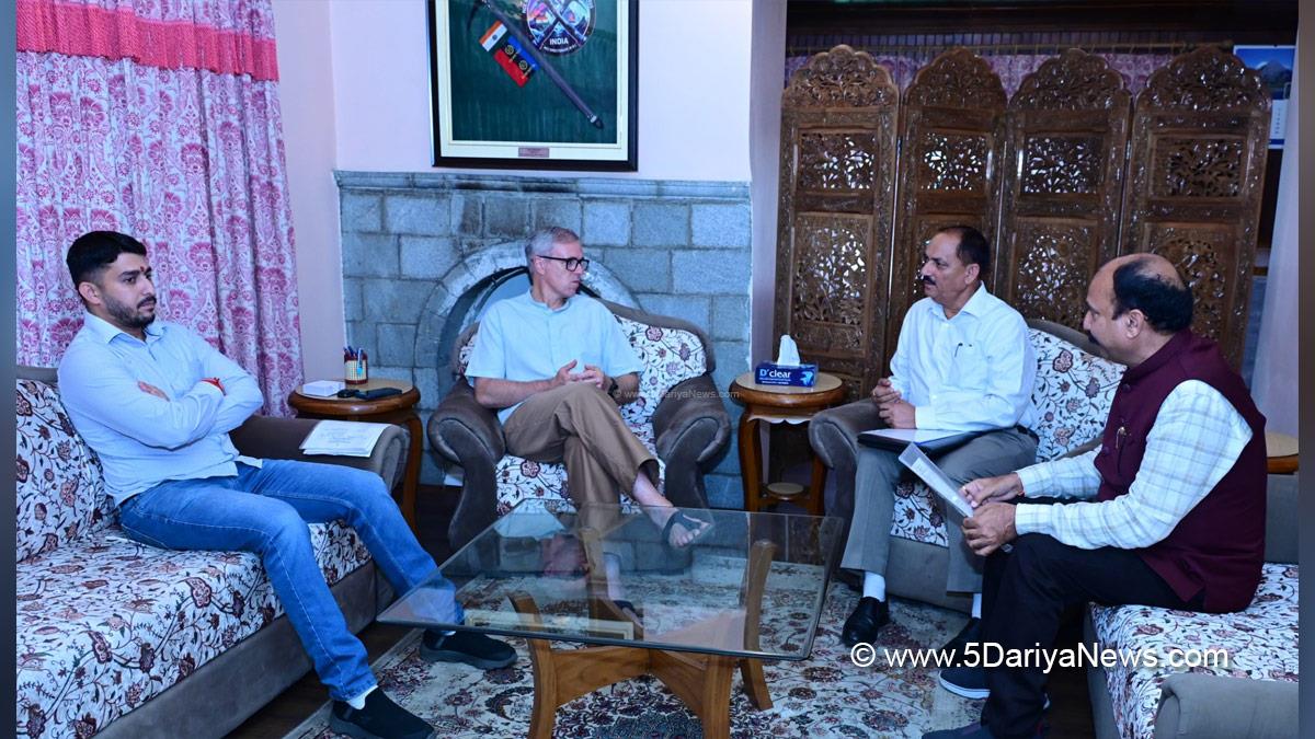 Omar Abdullah, Chief Minister of JK, Jammu and Kashmir National Conference, National Conference, Srinagar