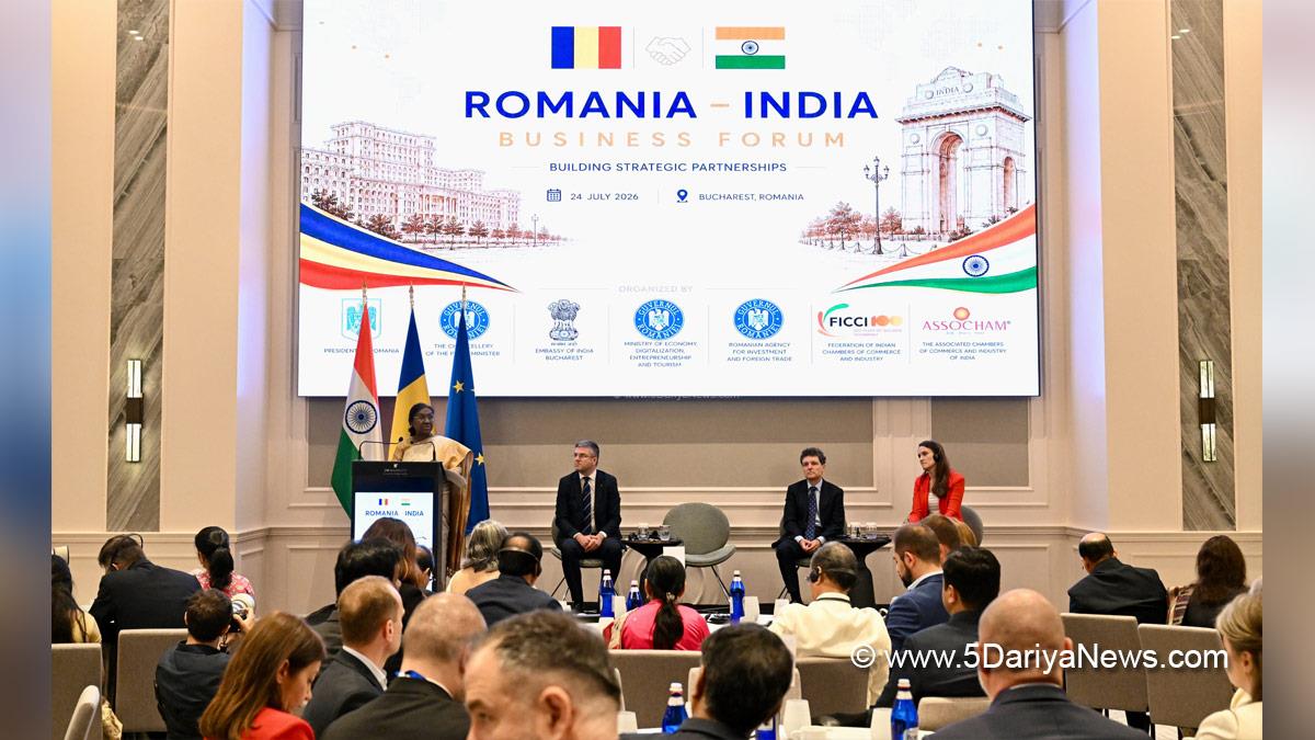 Droupadi Murmu, President of India, President, Indian President, Rashtrapati, Bucharest