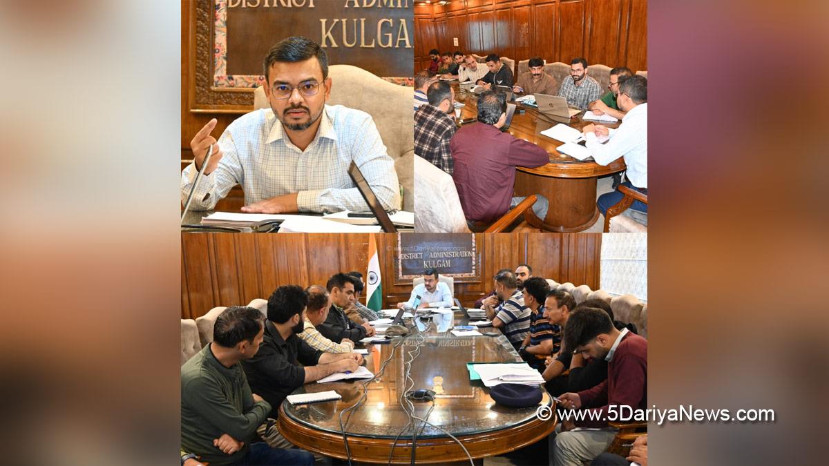 Shahzad Alam, Kulgam, Deputy Commissioner Kulgam