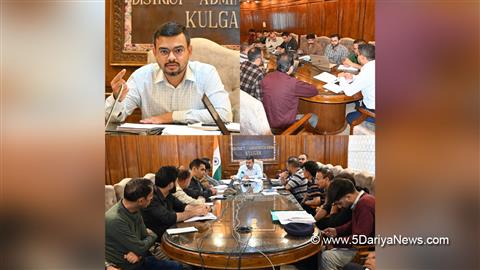 Shahzad Alam, Kulgam, Deputy Commissioner Kulgam
