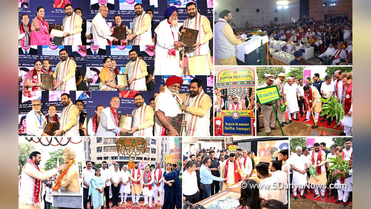 Nayab Singh Saini, Haryana, Chief Minister of Haryana, BJP Haryana, Haryana News, Latest Haryana News, Rohtak, Dr Arvind Sharma, Surya Kavi Pandit Dada Lakhmi Chand, Pandit Dada Lakhmi Chand, Dada Lakhmi Chand