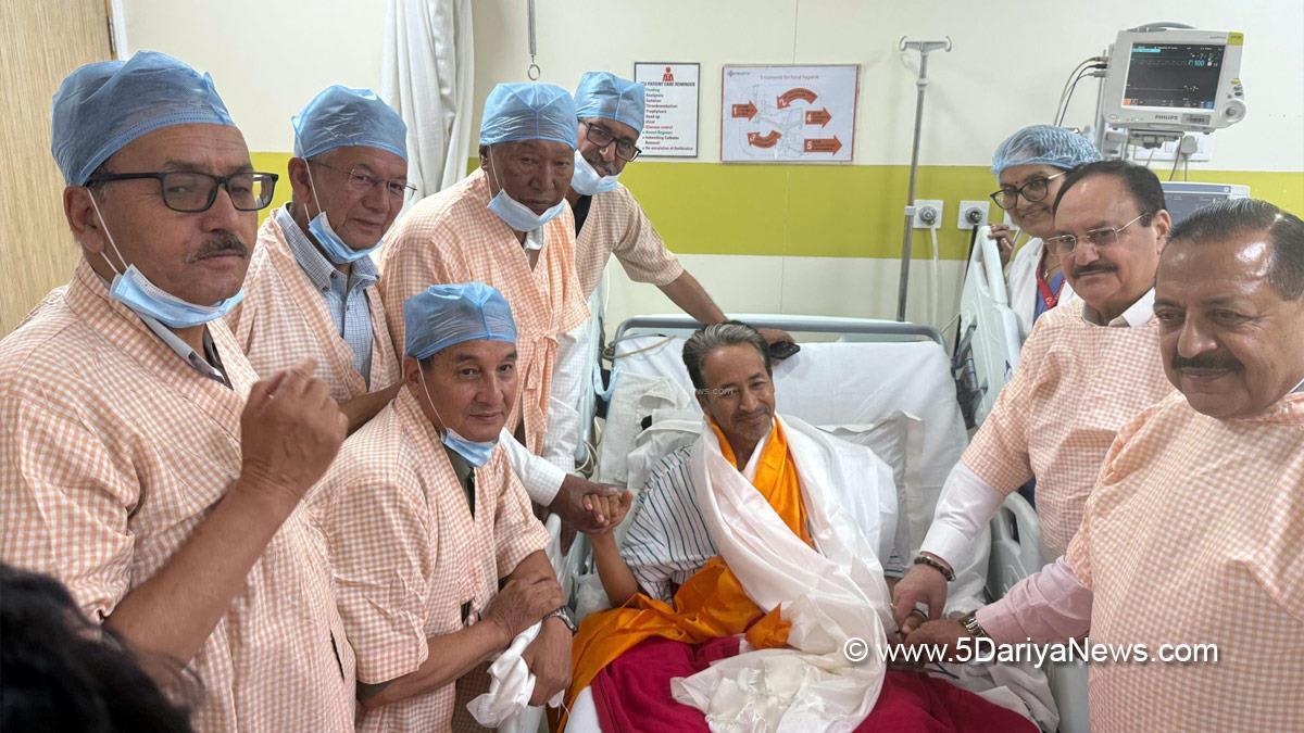 Dr Jitendra Singh, Bharatiya Janata Party, BJP, Jagat Prakash Nadda, JP Nadda, Sonam Wangchuk