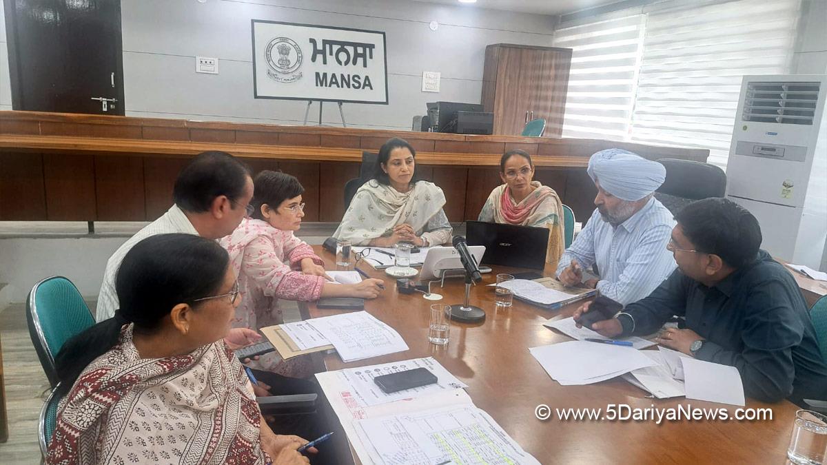 Navjot Kaur, DC Mansa, Deputy Commissioner Mansa, Mansa, Punjab, Punjab News, Latest Punjab News