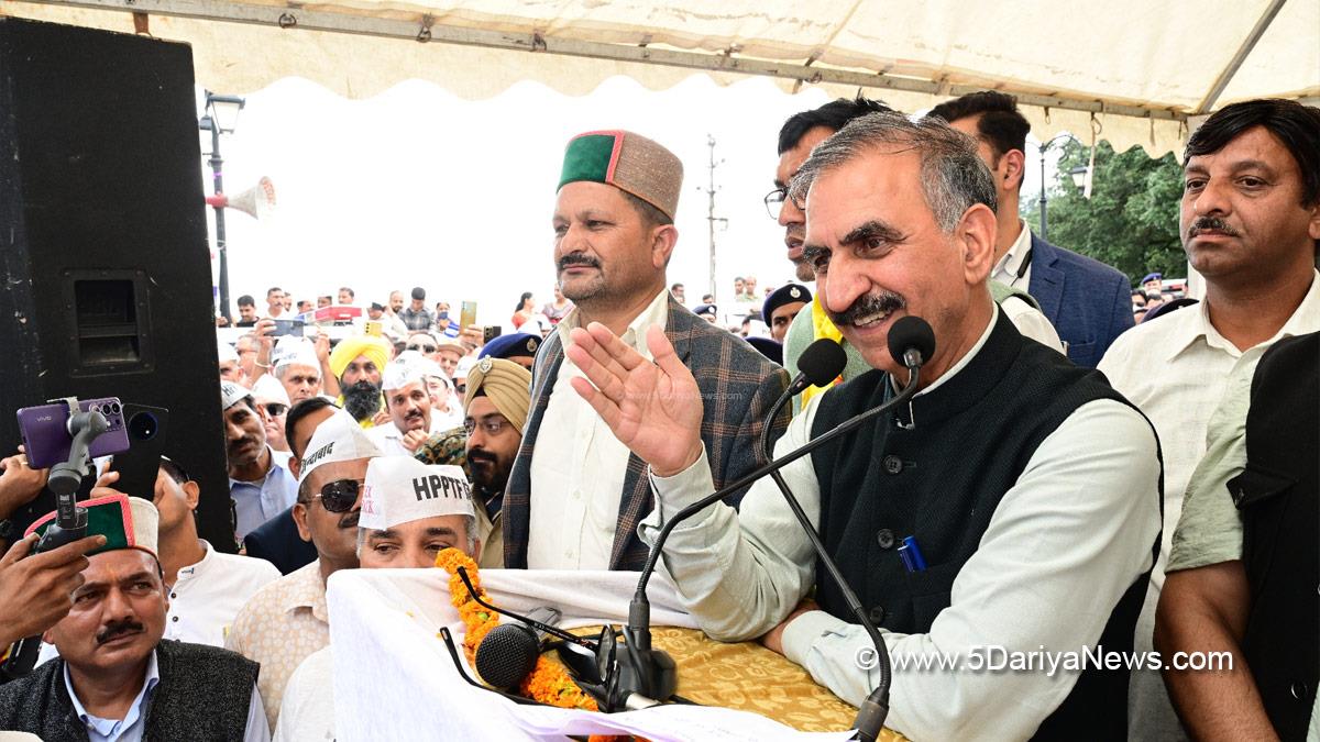 Sukhvinder Singh Sukhu, Thakur Sukhvinder Singh Sukhu, Himachal Pradesh, Himachal, Himachal Congress, Chief Minister of Himachal Pradesh, Himachal News, Latest Himachal News 