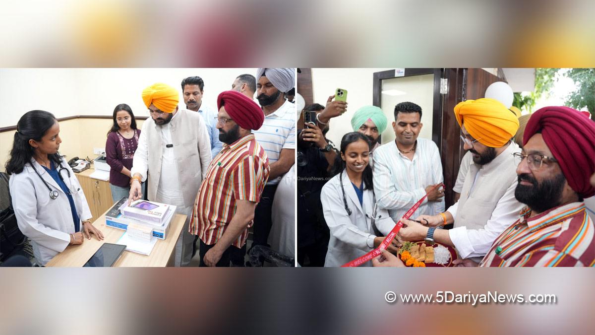 Tarunpreet Singh Sond, AAP Punjab, Punjab, Punjab News, Latest Punjab News, Aam Aadmi Clinics, Aam Aadmi Mohalla Clinics