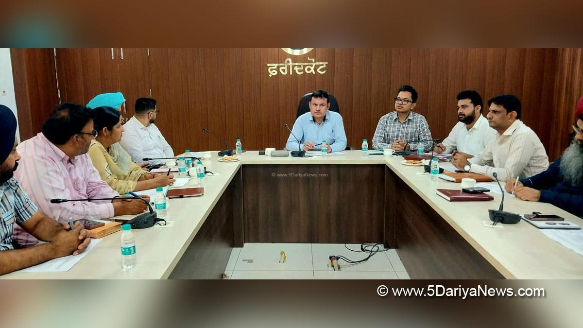 Rahul Chaba, DC Faridkot, Deputy Commissioner Faridkot, Faridkot, Punjab, Punjab News, Latest Punjab News