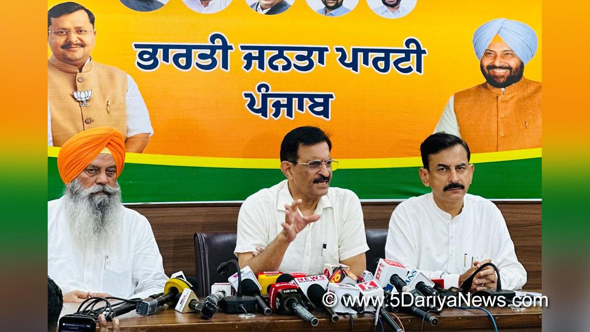 Vineet Joshi, BJP Punjab, Punjab, Punjab News, Latest Punjab News, Anil Sarin