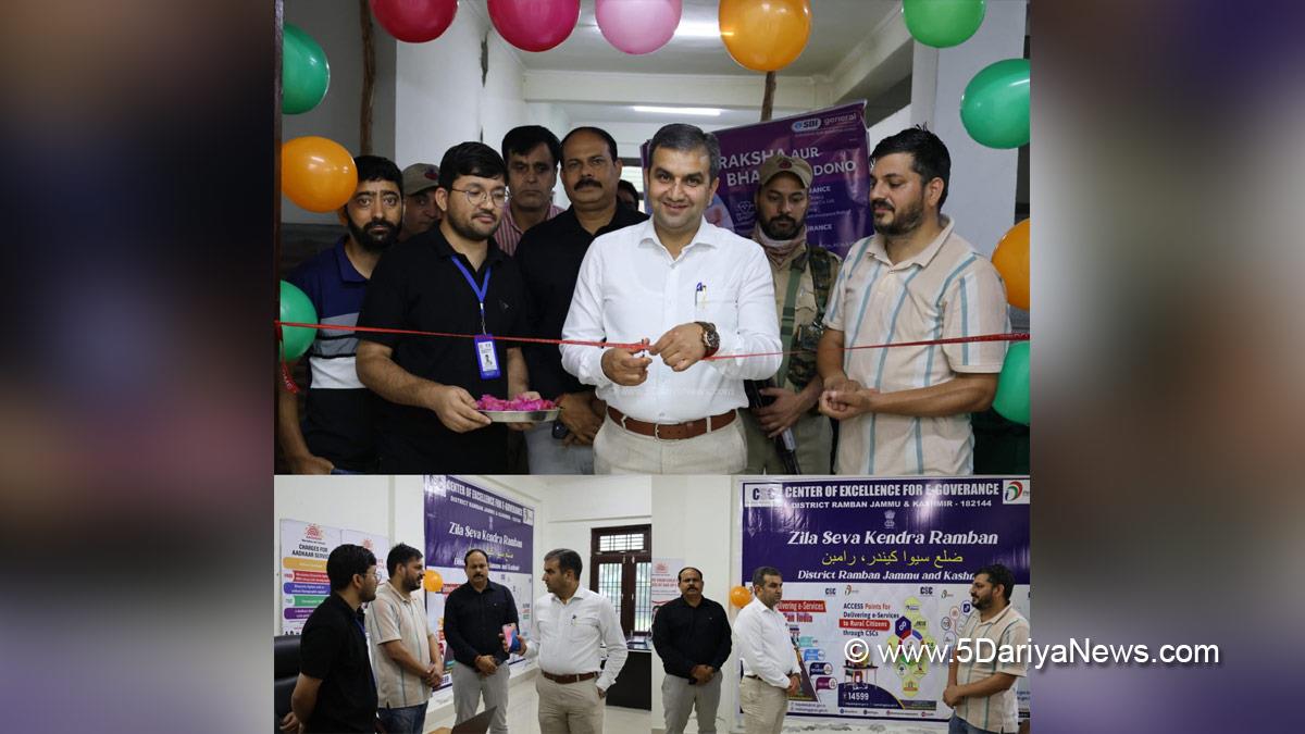 Mohammad Alyas Khan, Ramban, Deputy Commissioner Ramban, Kashmir, Jammu And Kashmir, Jammu, District Administration Ramban