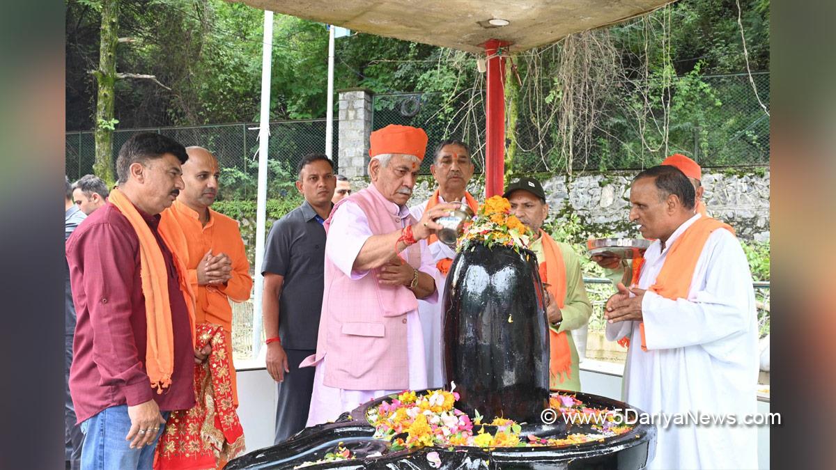 Manoj Sinha, Lieutenant Governor JK, Raj Bhavan, Jammu, Srinagar, Kashmir, Jammu And Kashmir