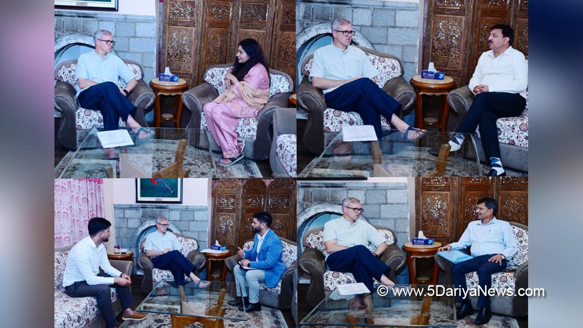 Omar Abdullah, Chief Minister of JK, Jammu and Kashmir National Conference, National Conference, Srinagar, Kashmir, Jammu And Kashmir, Jammu