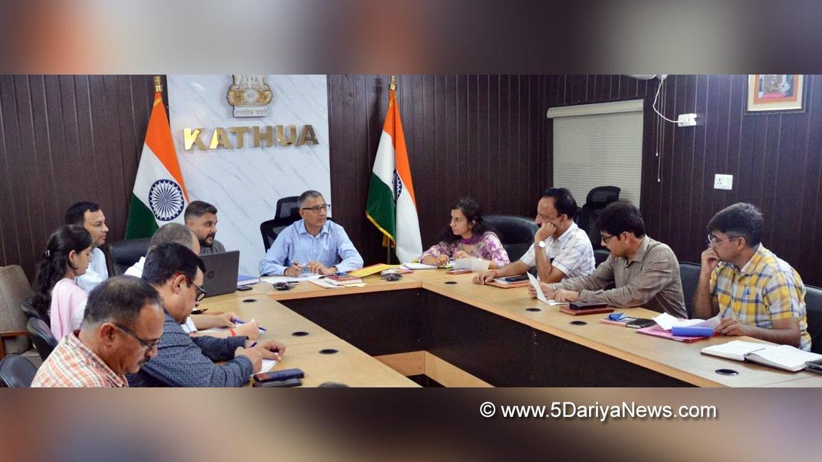 Rajesh Sharma, Kathua, DC Kathua, Deputy Commissioner Kathua, Kashmir, Jammu And Kashmir, Jammu, District Administration Kathua