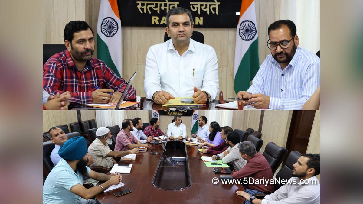 Mohammad Alyas Khan, Ramban, Deputy Commissioner Ramban, Kashmir, Jammu And Kashmir, Jammu, District Administration Ramban
