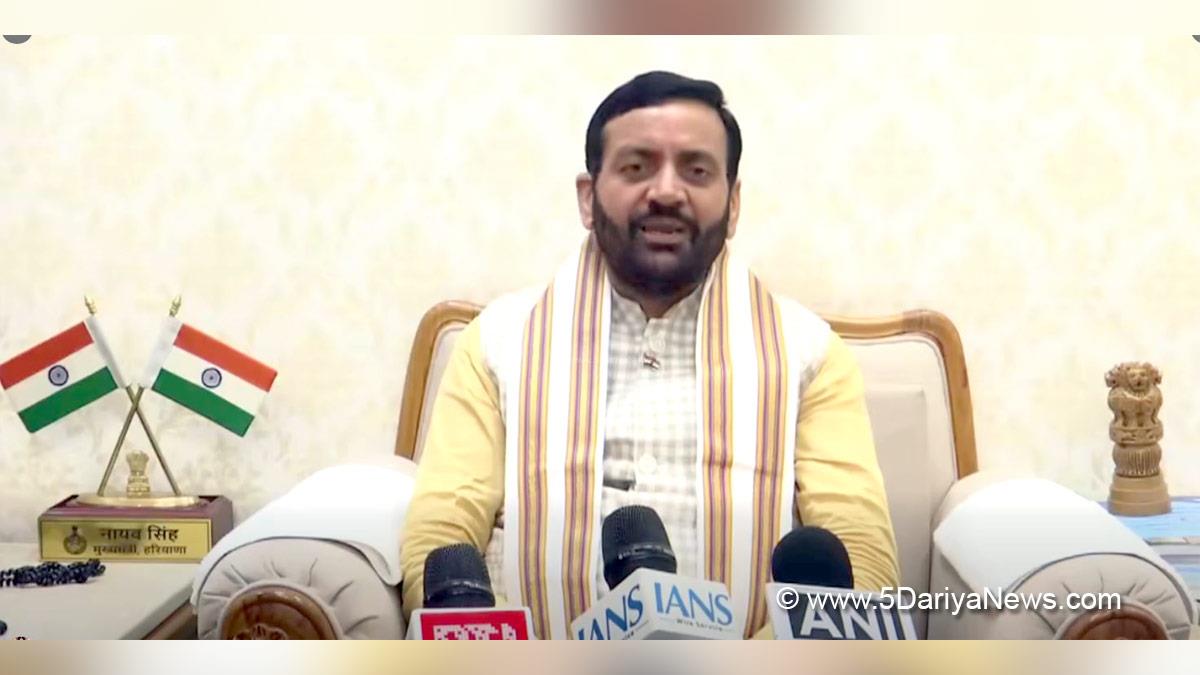 Nayab Singh Saini, Haryana, Chief Minister of Haryana, BJP Haryana, Haryana News, Latest Haryana News