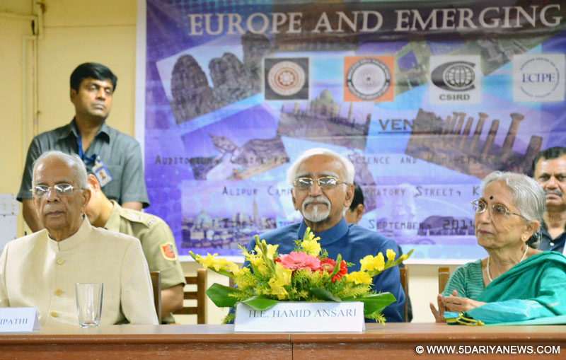Mohd. Hamid Ansari at the international conference on “Europe and Emerging Asia” organised by the Institute of Foreign Policy studies University of Calcutta
