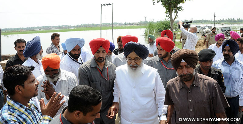 Parkash Singh Badal To Seek Upward Revision In Compensation For Victims Of Natural Disaster From Go