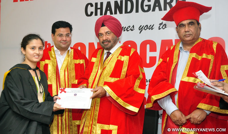 Ex Army Chief Conferred degrees in Aryans 5th Convocation