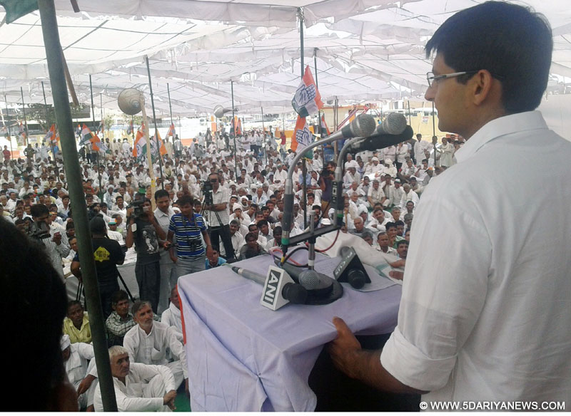 Narendra Modi is misleading the people on the per capita income, says Deepender Singh Hooda