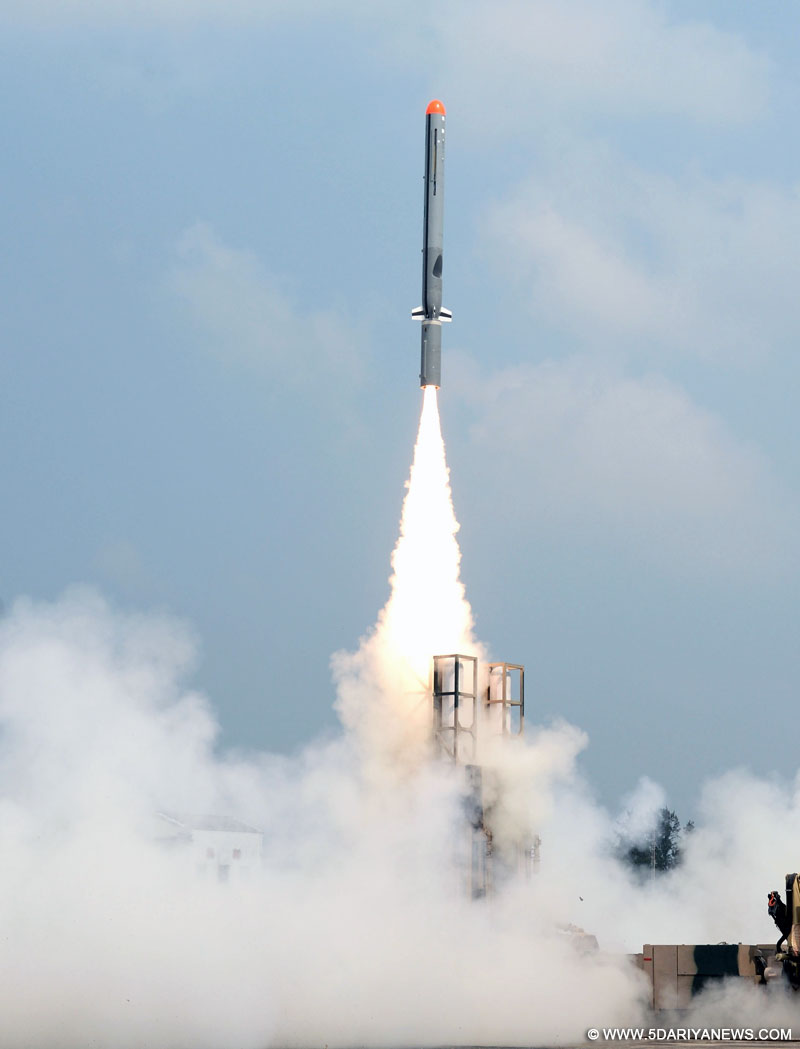 successful launch of sub-sonic cruise missile ‘Nirbhay’ from Interim Test Range, Balasore, Odisha on October 17, 2014