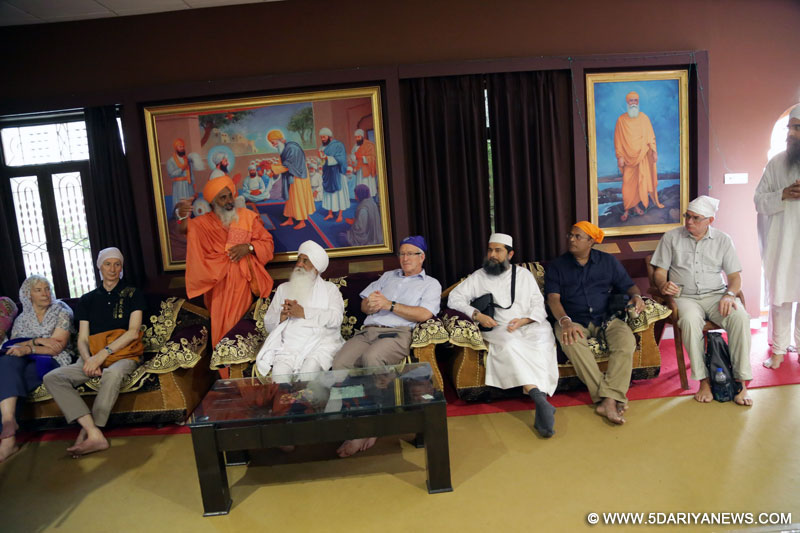 Spiritual leaders of eight religions from England visited the Holy Bein